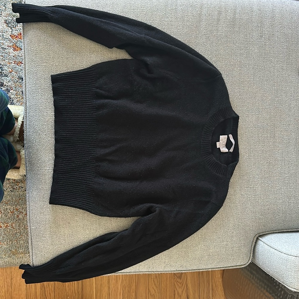 Like new jcrew cropped cashmere sweater